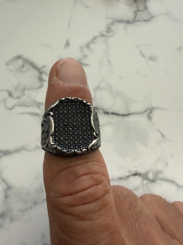 Men sterling silver black - men's,