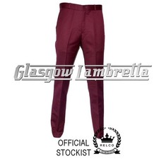 RELCO MENS BURGUNDY 34" SLIM