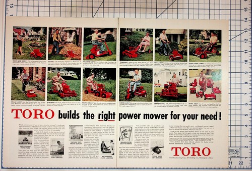 Vintage 1950s toro lawn - lawn, mower