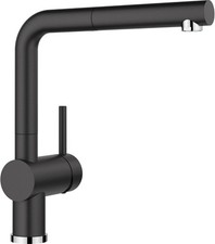 BLANCO 526148 Linus-S Kitchen Sink tap Granite Pull-Out spout Linus-Black - Z03