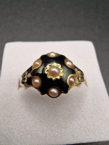Antique 18ct gold - 19th, century
