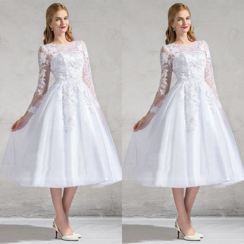 Tea length wedding dresses - tea,