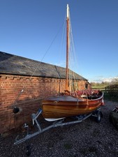 Gaff rigged clinker build