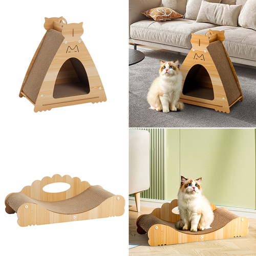 Cat house scratching post - cat,