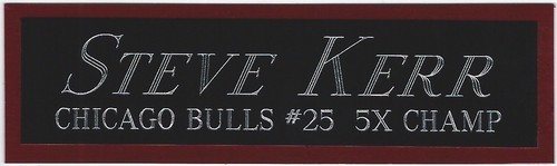Randy brown bulls nameplate - randy,