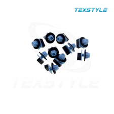 15x Spoiler & Side Mudguard Retainer Fastener Clips With Rubber Strip For Toyota