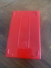 Microscope Slide Storage - Red