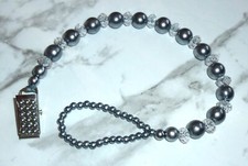 Classic Grey Pearl Diamante