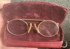 antique pince-nez glasses