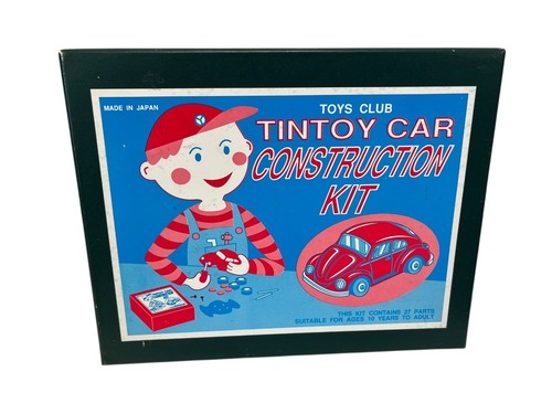 Volkswagen vintage tin toy - volkswagen, car