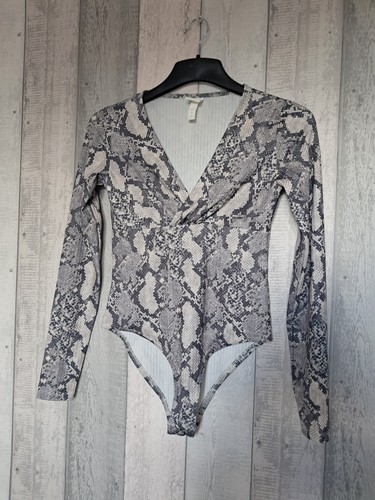 Faux snakeskin print long - h&m,