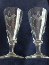 Pair of Early Small Masonic