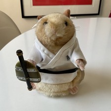 Gemmy Industries Kung Fu Dancing Hamster With Spinning Shield, Working.