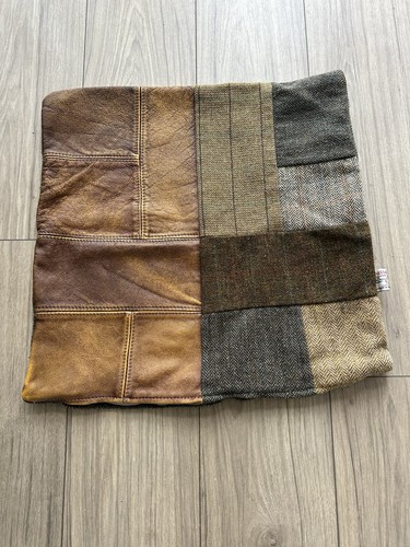 Harris tweed and leather - and, large
