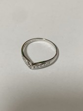 14 carat white gold QVC ring