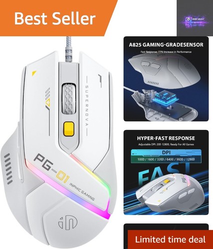 Pg1 optical gaming mouse with - optical,