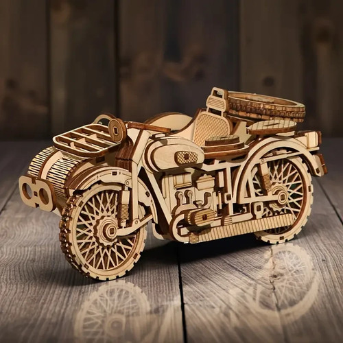 Wooden retro tricycle - wooden,