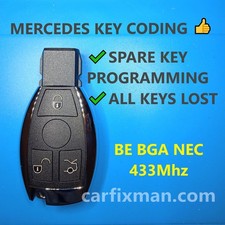 MERCEDES BENZ KEY CODING ✔️ SPARE KEY PROGRAMMING ✔️ ALL KEYS LOST 