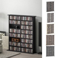 720 CD/396 DVD/396 Blu-ray Storage Tower with 12 Adjustable Shelves