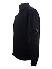 C.P. Company Jumper XL Black Authentic Pullover Cotton Casual Plain Men's Luxury