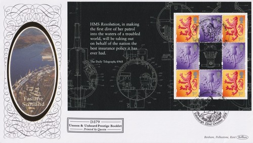 Benham fdc 2001 d379 - benham,