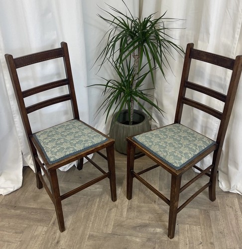 Pair edwardian chairs - pair, of