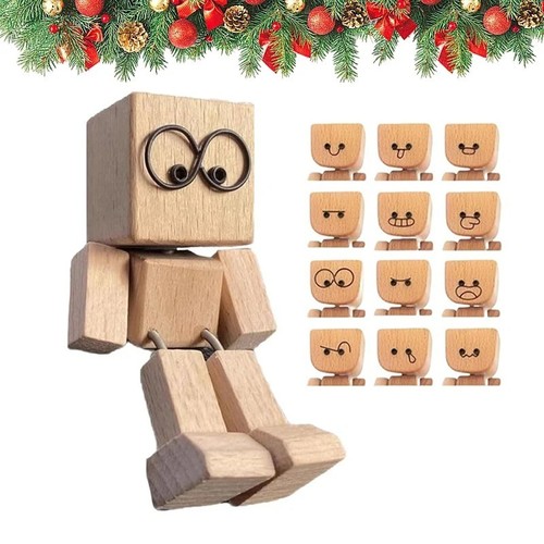 Shaking man wooden - man,