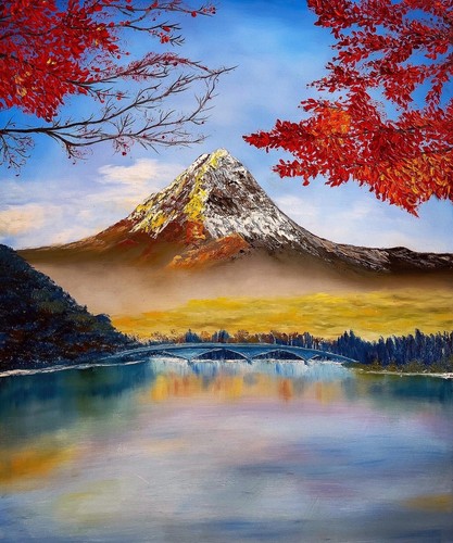 Painting landscape art - landscape,