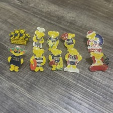 Collection Of 10 Vintage Marie Curie Bear Pin Badges Inc Christmas Editions