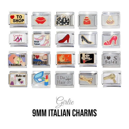 Girlie 9mm italian charm - girlie,