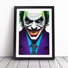 The Joker Vol.2 Framed Canvas Wall Art Print Poster Picture, Home Decor
