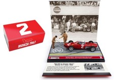 Brumm S25/01 Ferrari 156 Sharknose Phil Hill 'Pit Stop at Monza' 1961 - 1/43