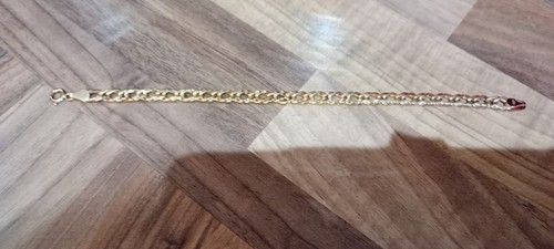 9ct yellow gold bracelet chain - gold,