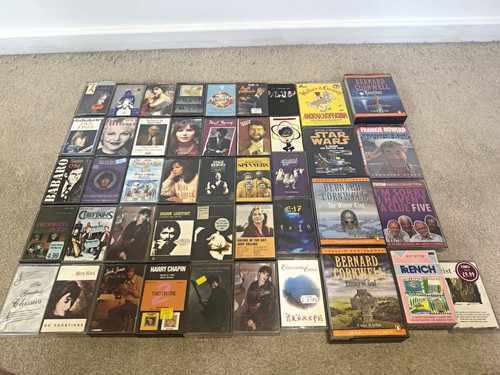 Mixed cassette tape lot - tape,