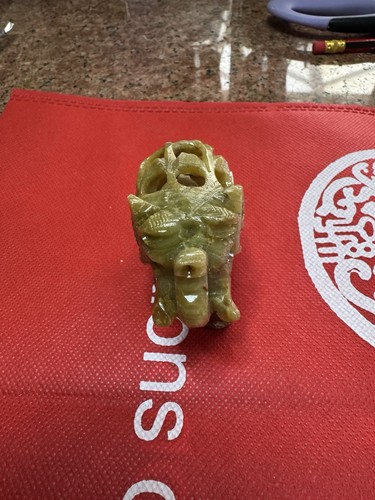 Soapstone elephant - soapstone,