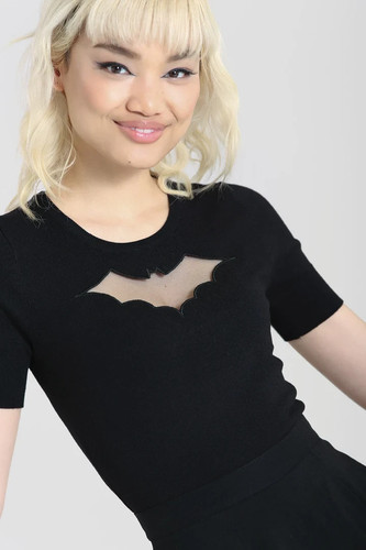 Hell bunny bat top - hell,