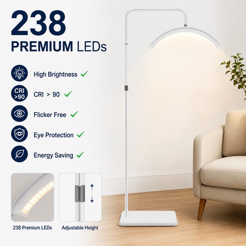 Led half moon fill light - led, w/