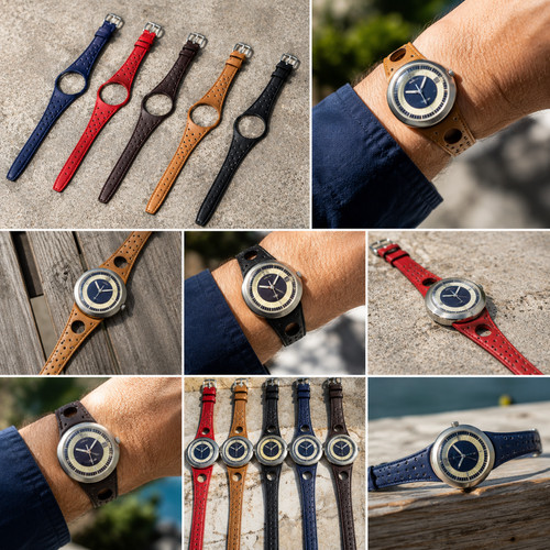 Leather watch band - leather,