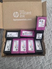 HP Ink Cartridges: 2x full ink, 2x half ink, 3x empty ( 2x 63/302 quarter full)