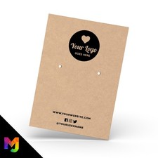 Custom Kraft Jewellery Backing