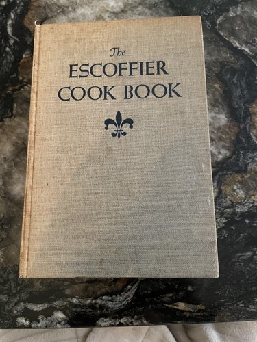 Vintage escoffier cook book - vintage, a