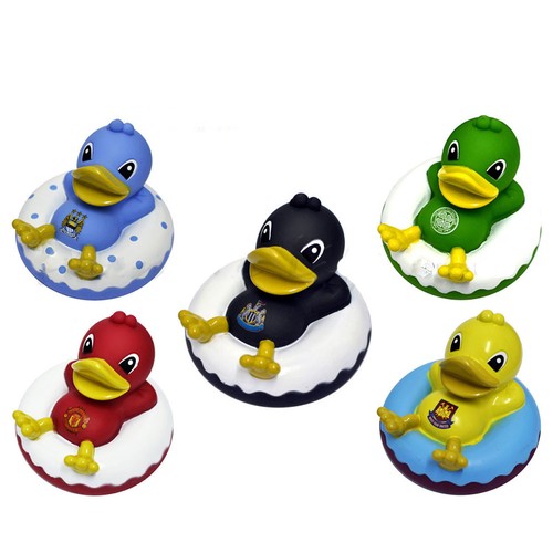 Rubber dinghy duck football - duck,