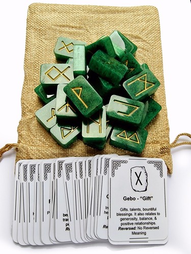 Futhark handmade resin runes - handmade,