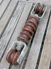 Vintage Ceramic Electrical Insulators