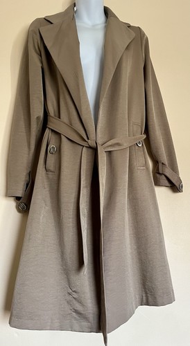 Ladies mocha belted longline - ladies,