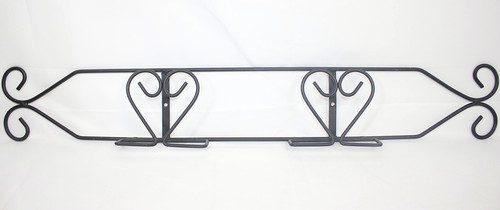Vintage heart scroll black - scroll,