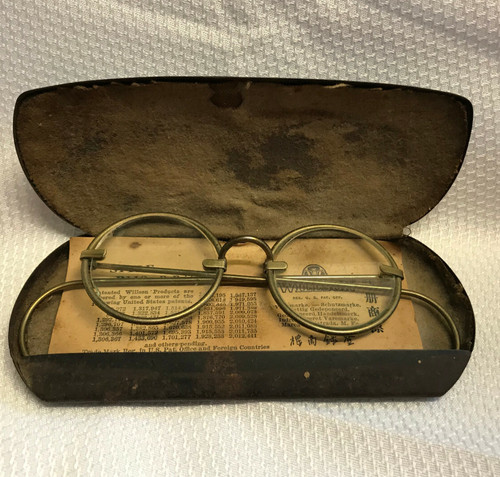 Vtg willson round lens glasses - vtg,