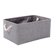 Fabric Grey Storage Boxes with