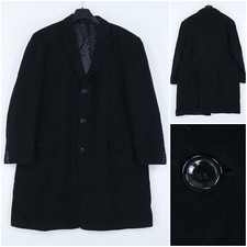 Mens Coat 2XL Size UK 52 Black