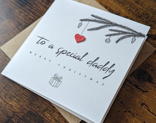 Christmas card for father - father,, to